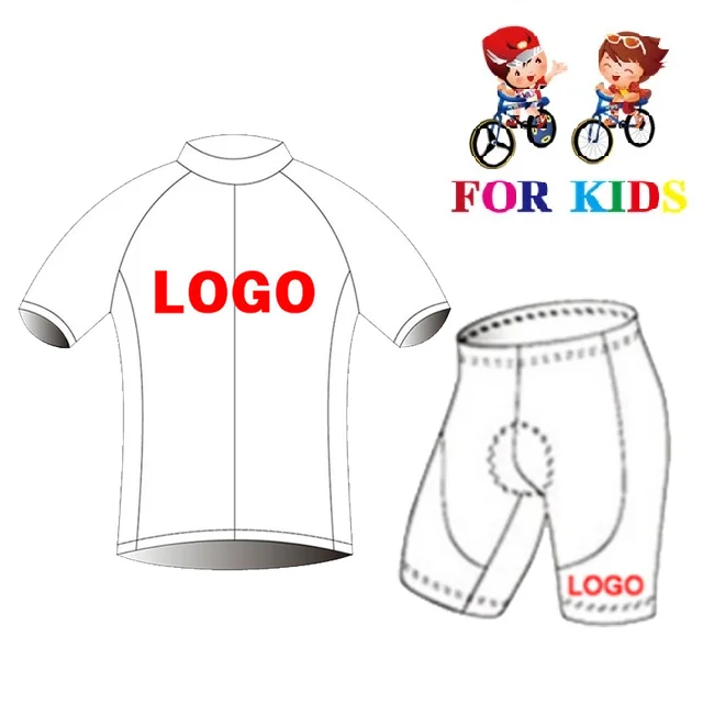 

Детская велосипедная майка с коротким рукавом, с шортами
