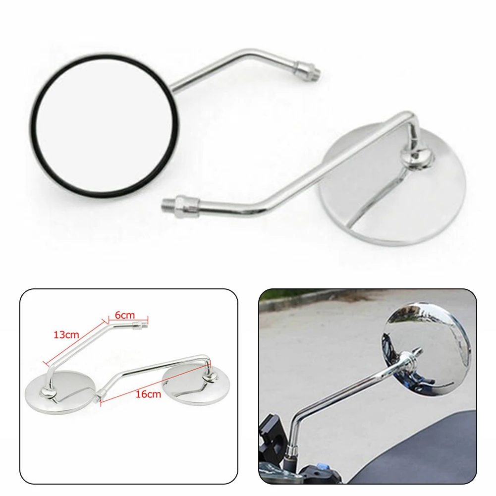 

100% Brand New Rear View Mirrors Plane Mirror For Suzuki A100 1976-1977 For Suzuki GT550 1972-1977 For Suzuki T500 1971-1975