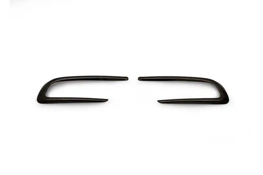 

Fiat Egea Front Fog Light Surrounds (2015-2020) -2 Pcs. -- St. Steel