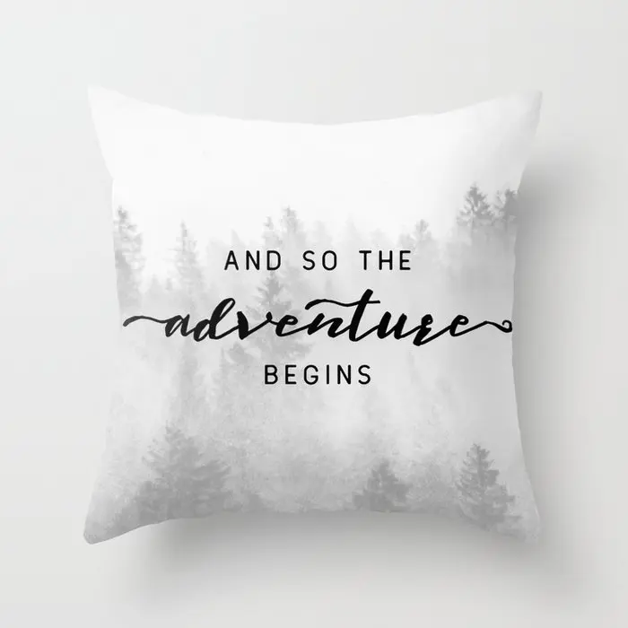 Наволочка в скандинавском стиле современная простая декоративная подушка с