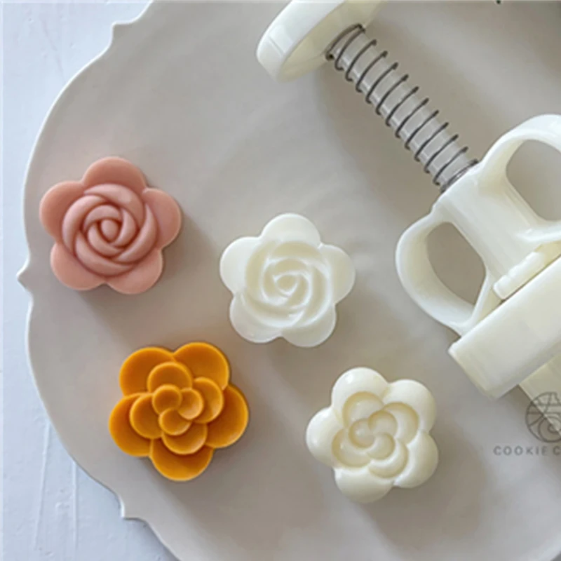 

20g Mini Osmanthus Mid-Autumn Festival Flower Mooncake Mold Chinese Pastry Mould Moon Cake Fondant Decoration Hand Press Mold