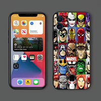 marvel comics venom funda phone case for iphone 11 13 12 pro max 12 13 mini x xr xs max se 2020 7 8 6s plus celular coque