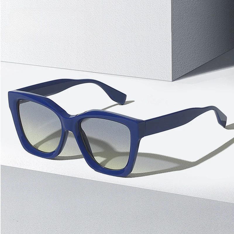 

New square frame fashion sunglasses 9192 personality trend sunglasses Street shooting versatile sunglasses نضارات رجاليه