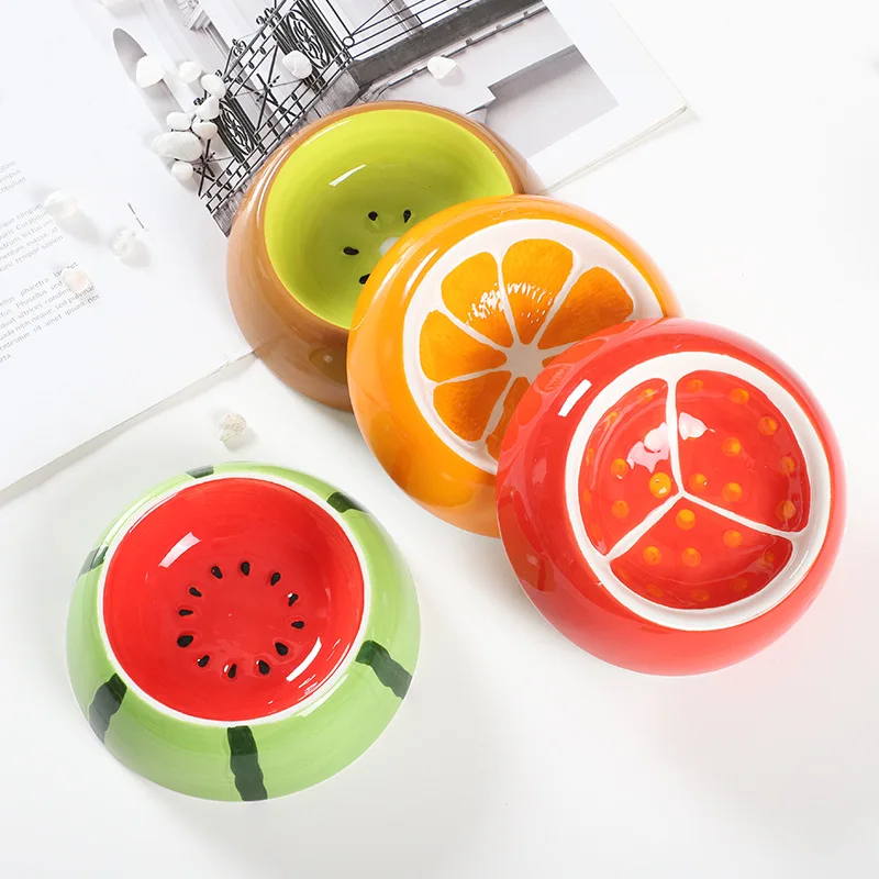 

Ceramic Cat Bowls for Food Water Non-Slip Cute Pet Feeding Bowls for Cats Small Dogs Nice Glazed Oven Microwave Dishwasher Safe