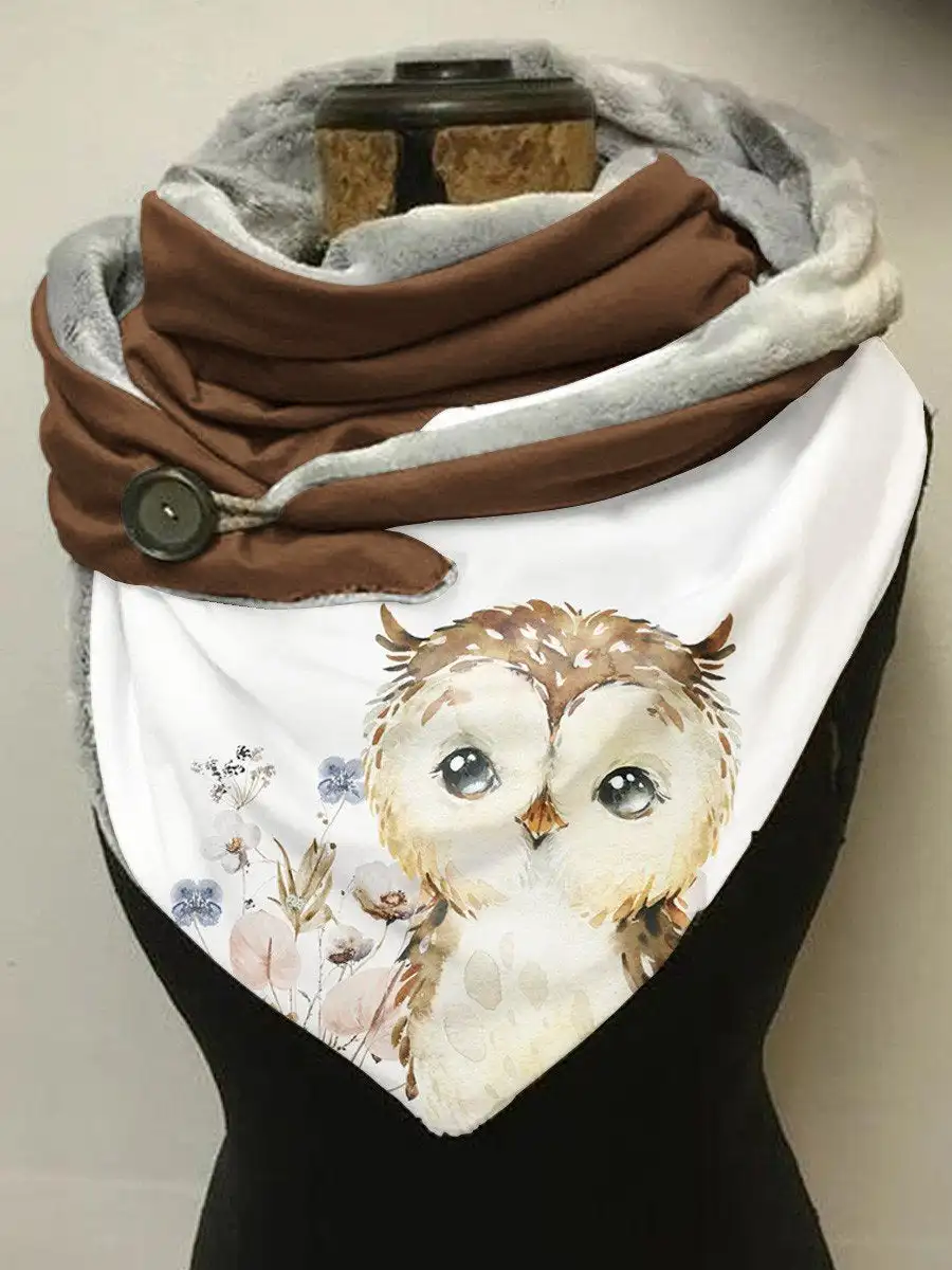 

Owl Art Casual Scarf