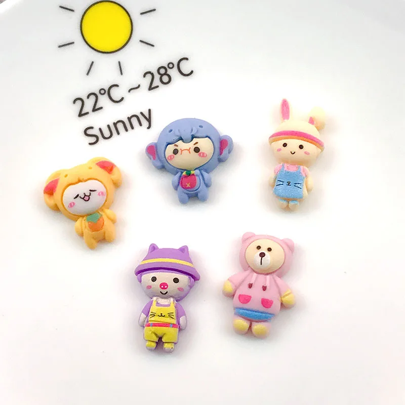 

NEW Little Girl Resin Charm Flatback Refrigerator Paste Phone Shell Jewelry Decor Accessories Headdress Patch Handmade Materials