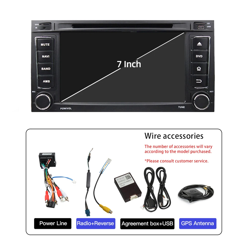 Android 13.0 Автомобильный мультимедийный плеер CarPlay GPS-навигация 4G WiFi Bluetooth RDS