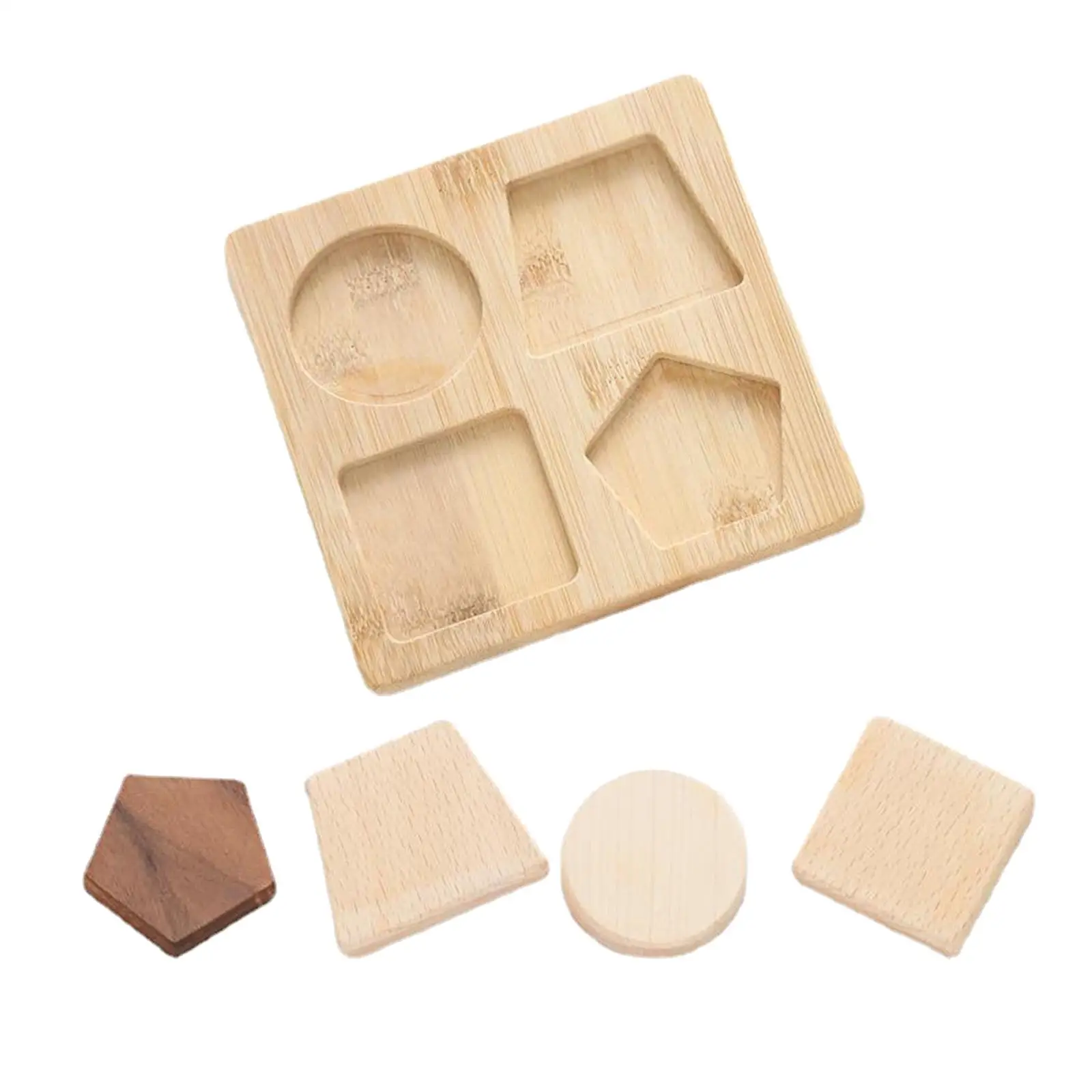 

Montessori Shapes Puzzle Toys Preschool Learning Wooden Boards Matching Sorting Educational Game for Boy Girl Birthday Gifts