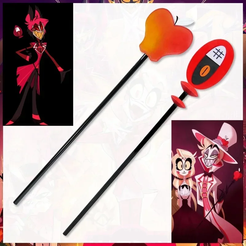 Alastor Radio Demon Scepter Magic Wand Lucifer Morningstar Hazbin Косплей Отель Аниме Опора