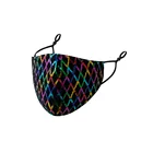 Пылезащитная хлопковая маска Стразы для лица черные маски маска для рта забавная маска для лица многоразовая маска для лица для женщин на Хэллоуин