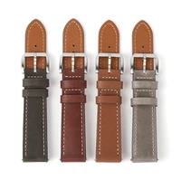 quick release leather watchbands 20mm 22m etro genuine leather watch strap vintage replacement bracelet wrist for men women