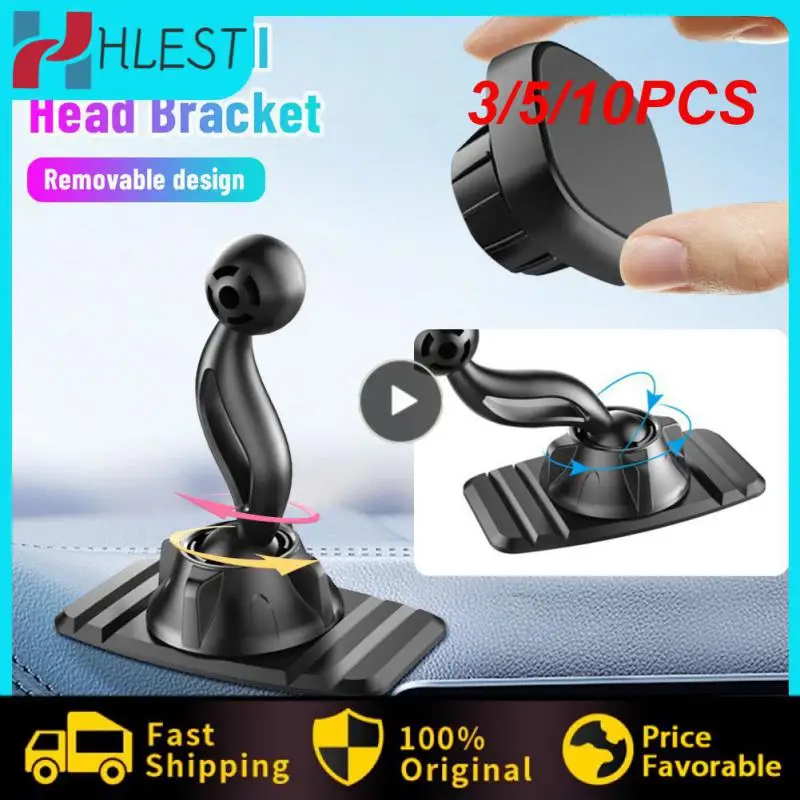 

3/5/10PCS Removable Design Mobile Phone Holder Base Multifunctional Universal Suction Cup Clip Durable Phone Stand Accessories