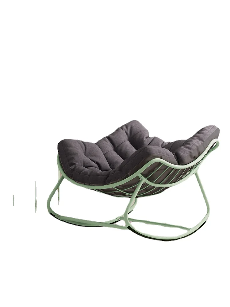 

Rocking Chair Recliner Adult Home Nordic Lazy Single Living Room Balcony Leisure Couch Light Luxury Rocking Chair