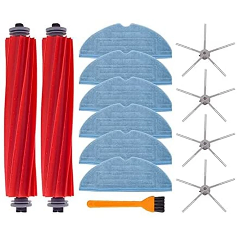 

Аксессуары для пылесоса XiaoMi Roborock S7 S70 S75 S7Max S7Max, основная рулонная щетка, тряпка, фильтр НЕРА, боковая щетка, как показано на рисунке