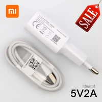 xiaomi charger 5v 2a charge adapter micro usb type c data cable for mi 8 9 se lite a1 a2 5 6 9t redmi 4 4x 5 plus 6 4x note 5 4