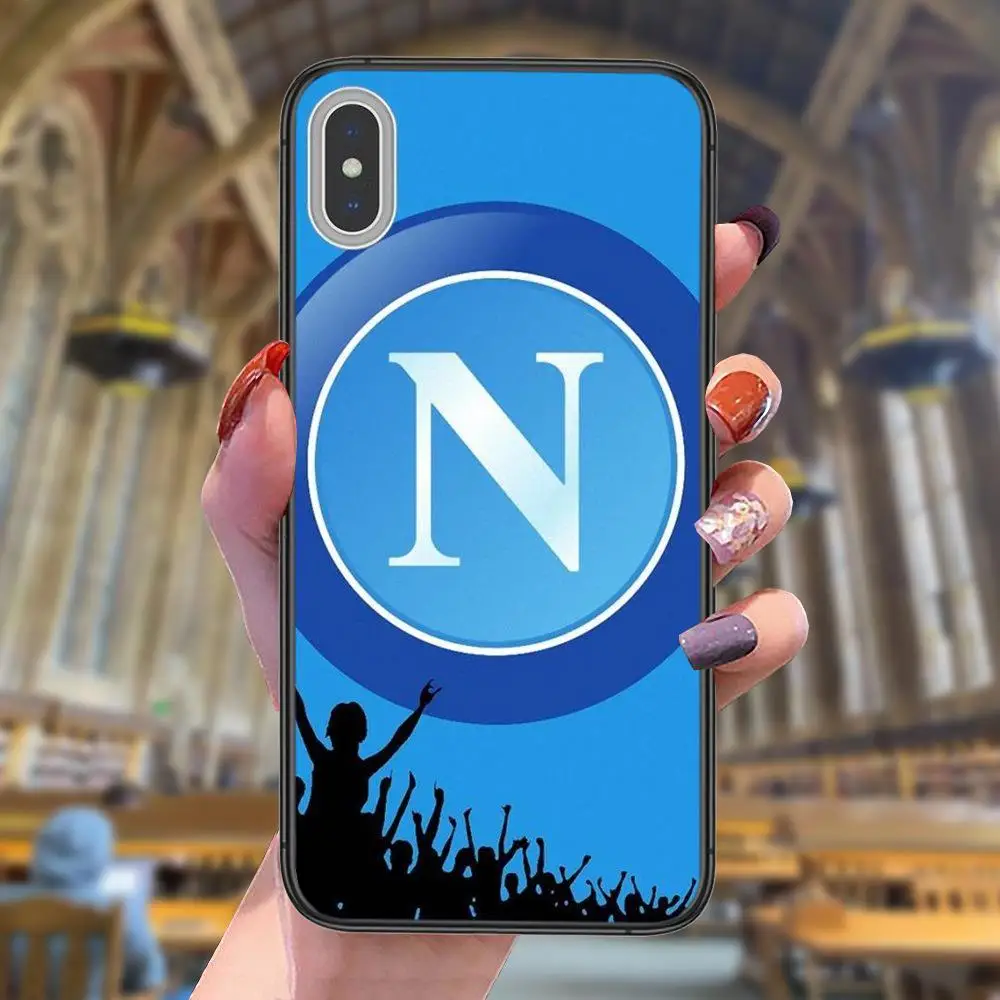 Черный корпус трендовый чехол 3D Fc S Команда Футбол D футбольный логотип Napoli для