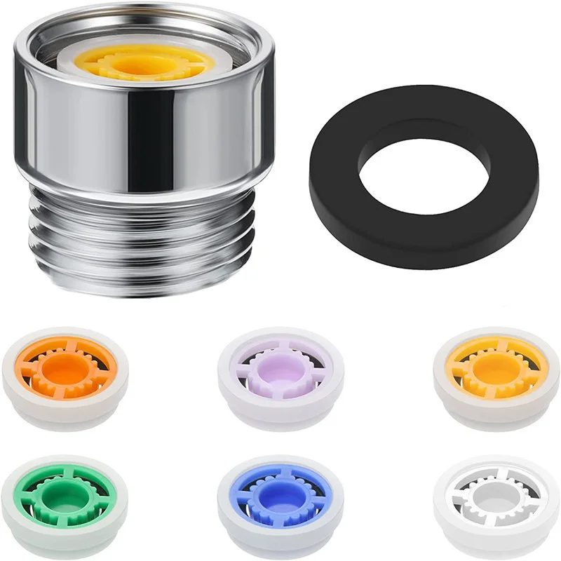 

1Sets Flow Regulator Water Saving Tablet Water Device Aerator Controller External Teeth Adapter Valve for Bathroom Accessories