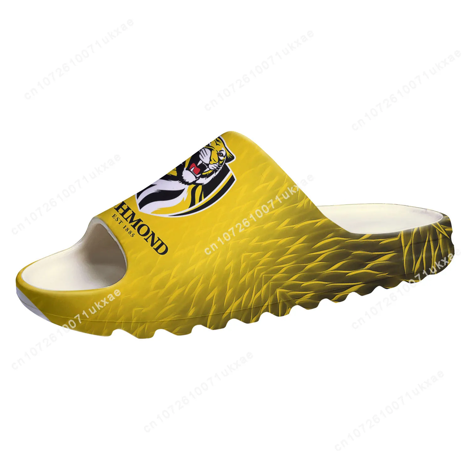 

Richmond Australian Football Soft Sole Sllipers Home Clogs Customized Step On Water Shoes Mens Womens Teenager Step in Sandals