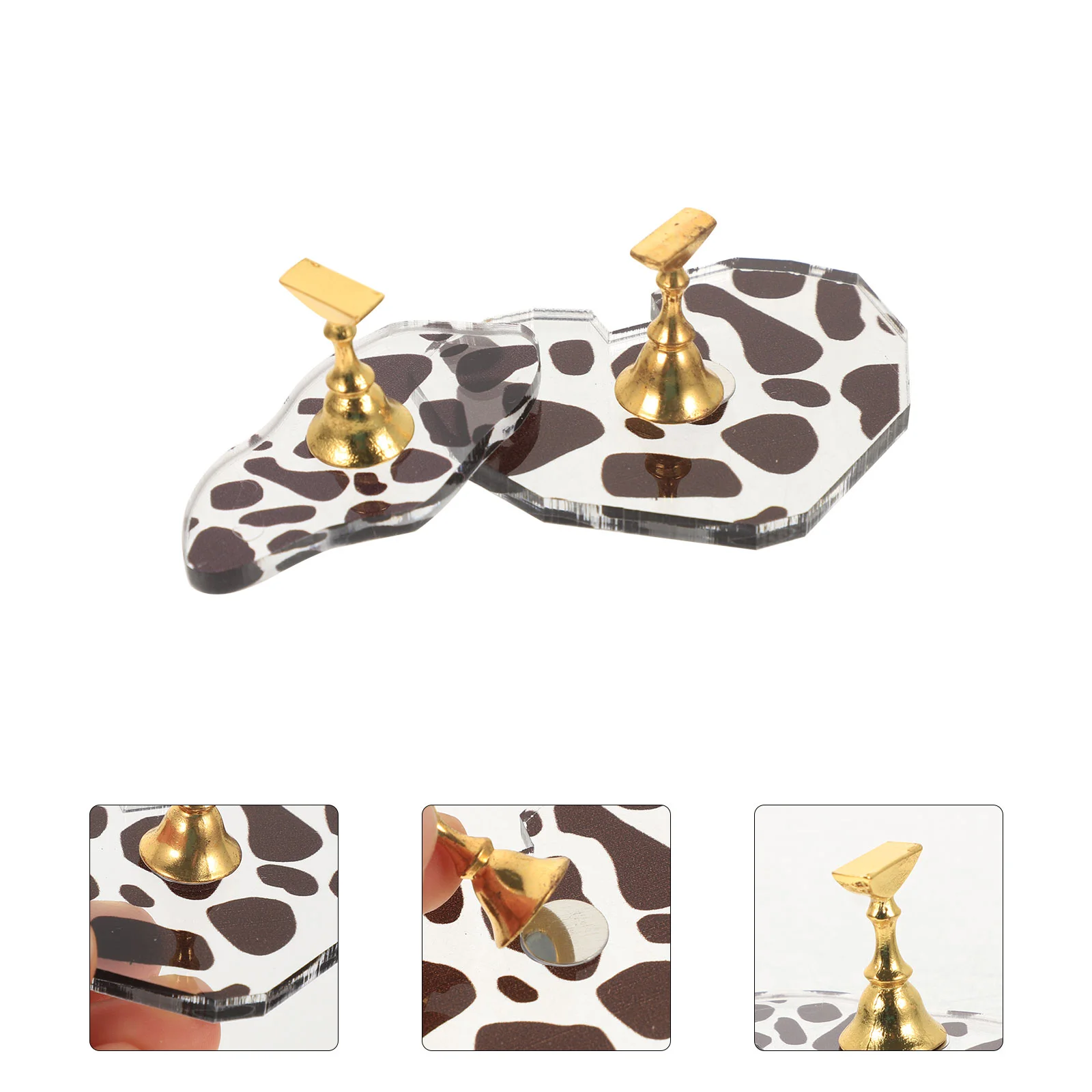 

Nail Display Racks Manicure Stands Holders Fordecorative Magnetic Beauty Painting Practice Convenient Training