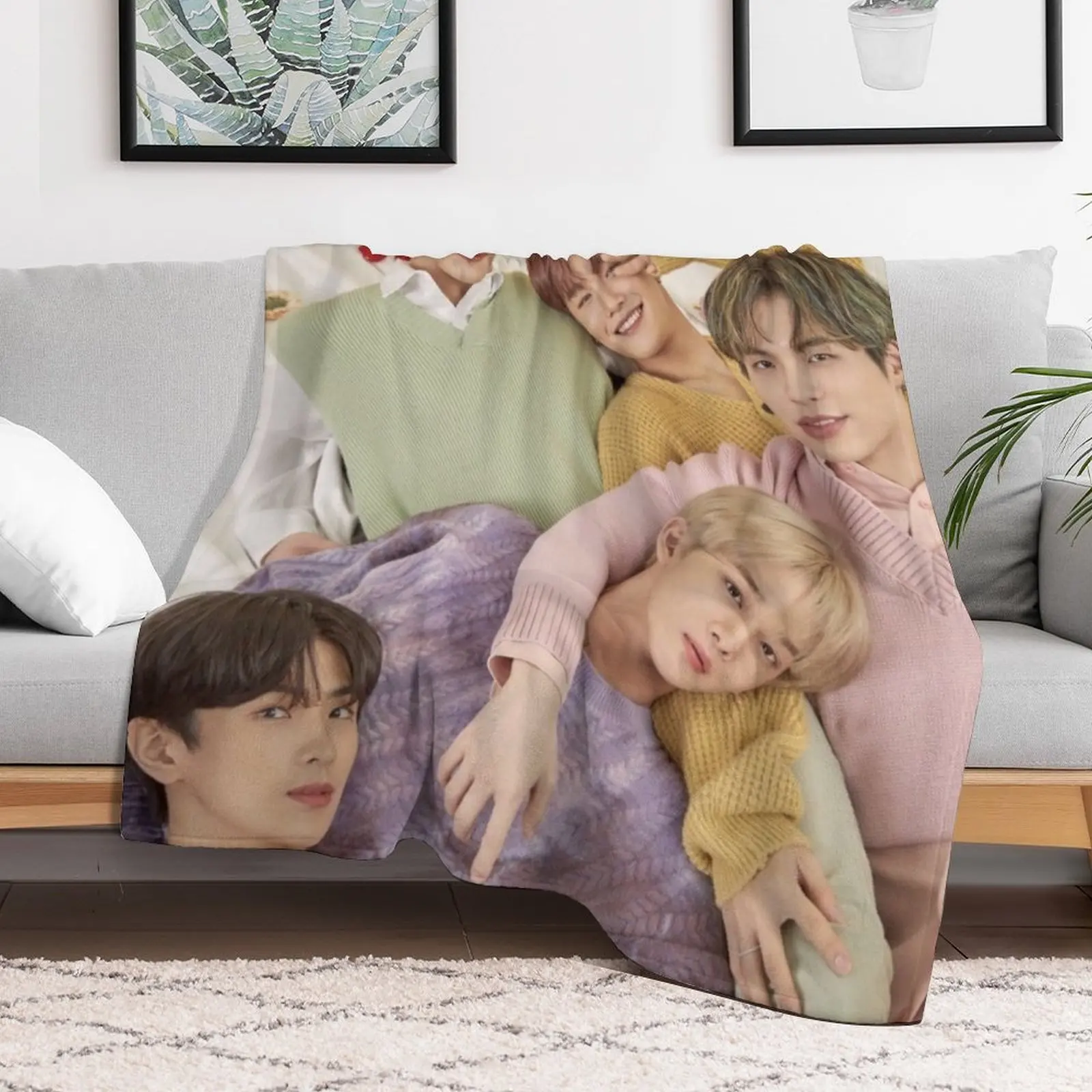 CIX - 'OK' Эпизод 1: OK Not Teaser Pictures 458 BX Seunghun Yonghee Bae Jinyoung Hyunsuk KPOP Boy Band Group Плед