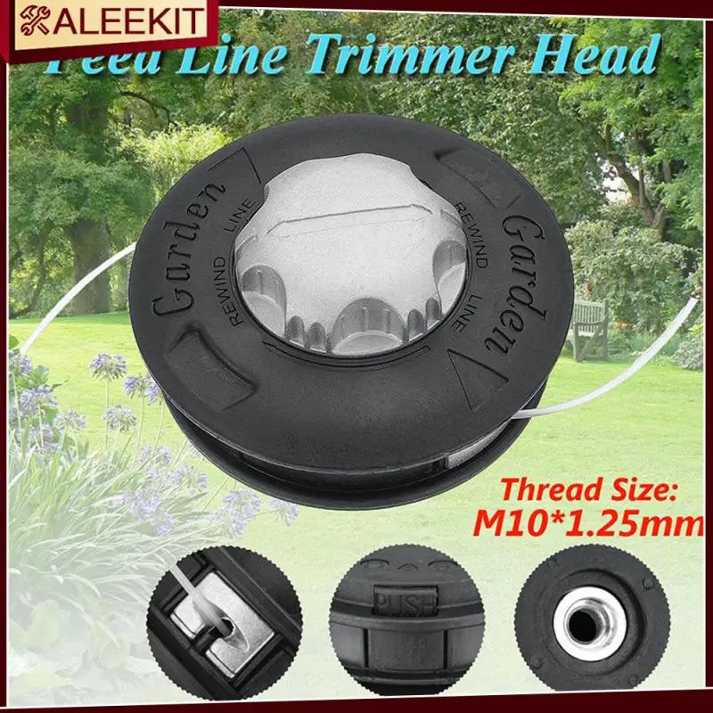 

Creative Aluminum Nylon Brush Bump Spool Line String Mower Garden Accessories Grass Brush Mower Household Automatic M10
