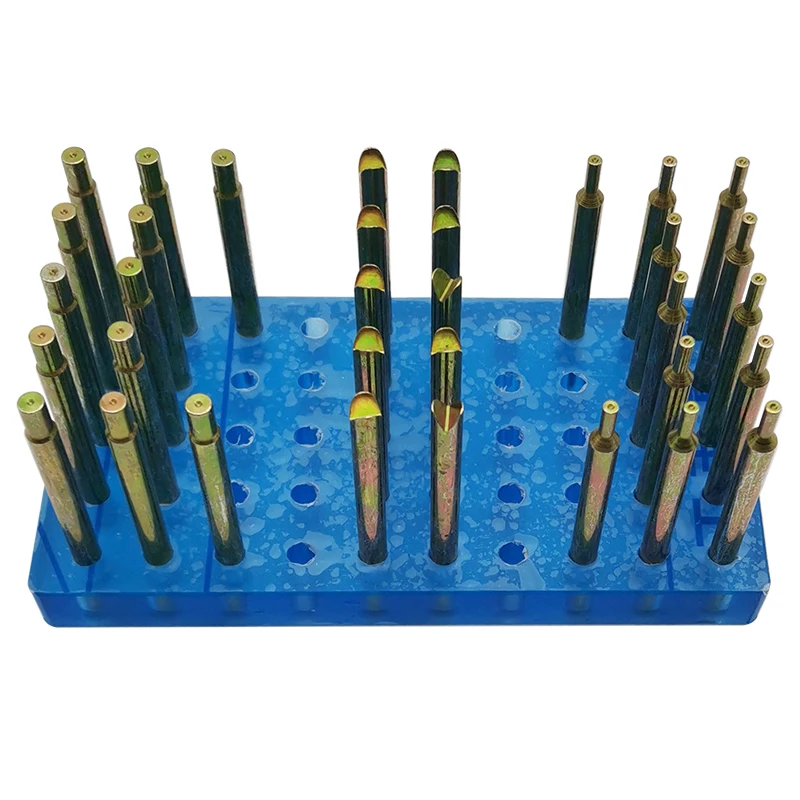 

34 шт., набор высокоточных палочек для драгоценных камней, диаметр 6 мм, длина 65 мм, палочка для драгоценных камней с коробкой для хранения, шлифовальный инструмент для огранки камня