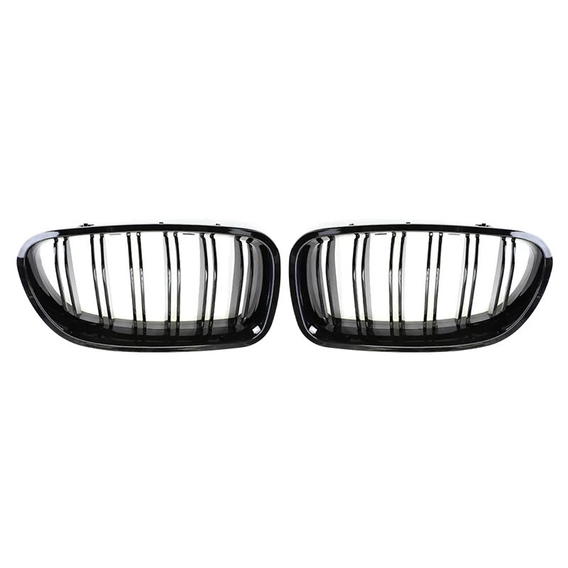 

BMW 5 Series F10 F11 F18 520d 530d 540i 2010-2017 Replacement Parts Car Gloss Black Kidney Grille Double Slatted Racing Grille