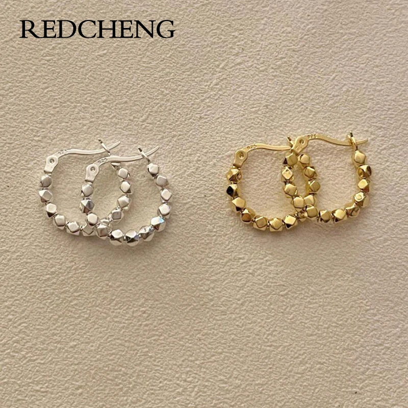 

REDCHENG предотвращает аллергию, зеленые циркониевые серьги для женщин, шикарные изысканные индивидуальные винтажные модные украшения для веч...