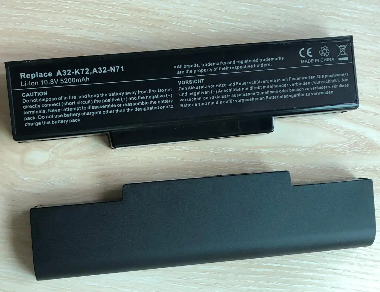 Новый аккумулятор для ноутбука Asus K72D K72F K72JR K73 K73SV K73S K73E N73SV | Компьютеры и офис