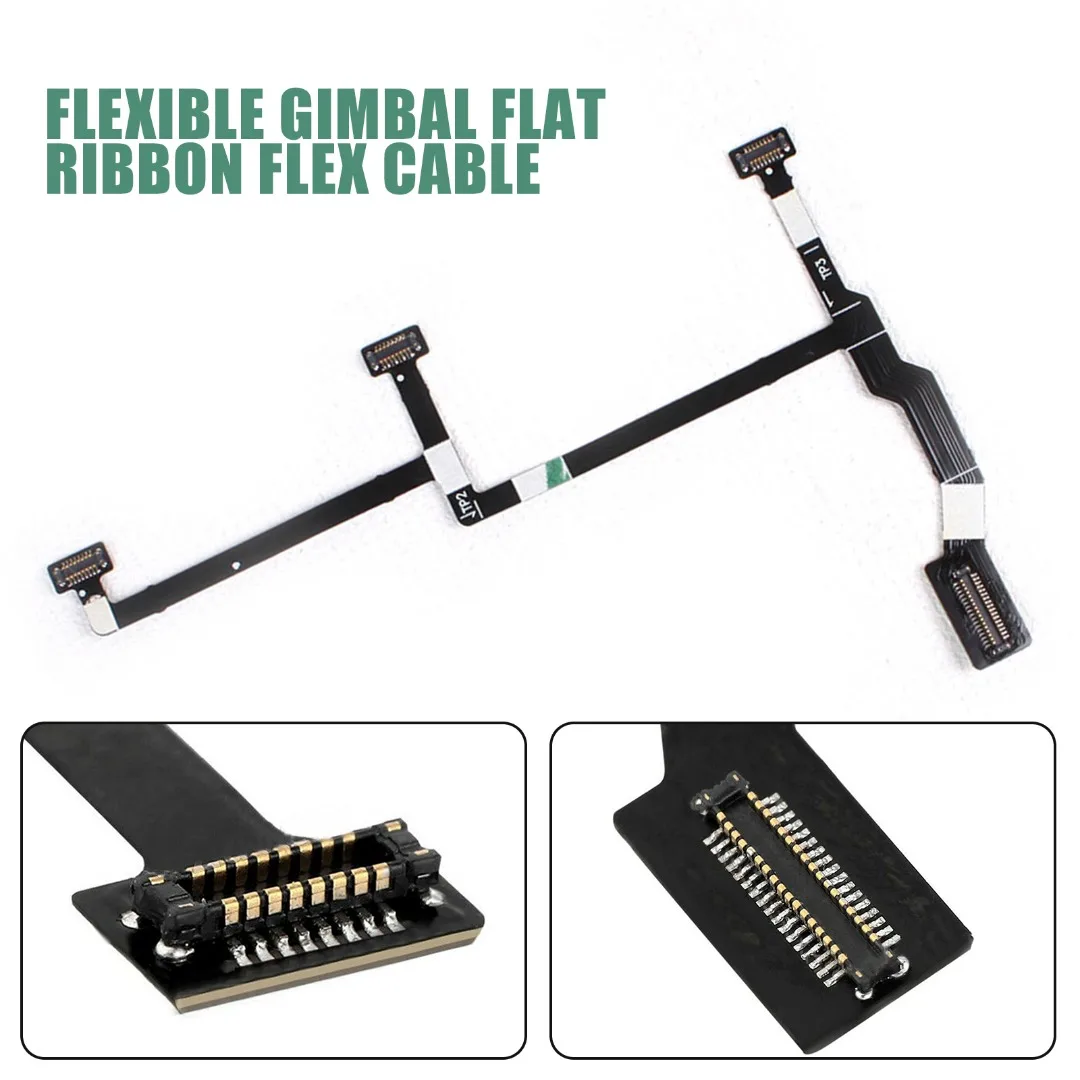 Купи 1pc For DJI Mavic Pro Flex Cable Black Gimbal Camera Flexible Gimbal Flat PCB Ribbon Cable Repair Parts For Mavic Pro Accessorie за 298 рублей в магазине AliExpress