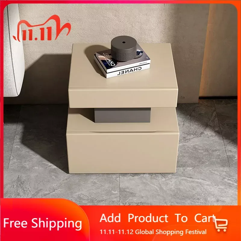 

Modern Small Night Table White Minimalist Corner Cabinet Bedside Table Home Hotel Luxury Mesitas De Noche Furniture For Bedroom