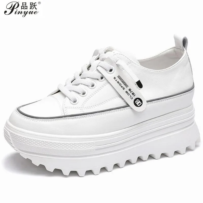 

Genuine Leather Platform Sneakers Women's Sports Shoes Woman Flats Luxury Shoes Women Casual Female Sneakers Woman Tennis Female