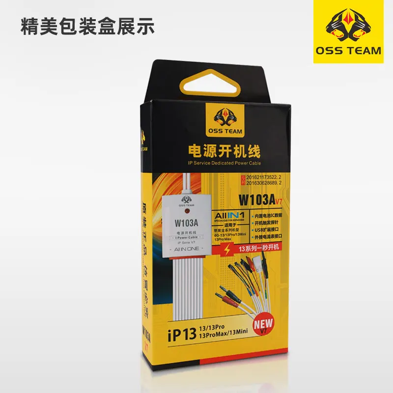 

OSS team w103A Pro V7 battery test fast charging activation board is applicable to iphone 13 pro max mini