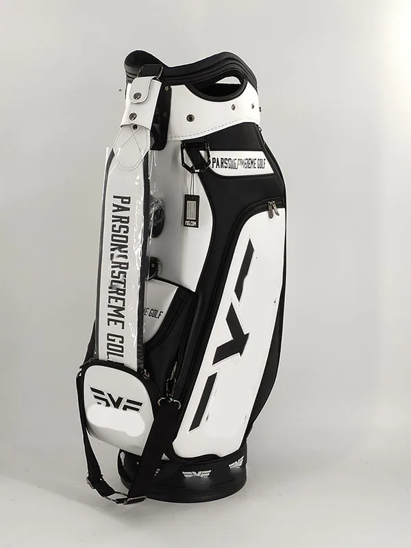 Golf Bag Caddy Bag,5-Way Top Cuff Tour ，Top Zippered Cover  High Quality PU Golf Club , Men's Golf