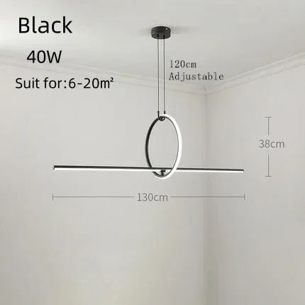 

Подвесной светильник JIANKEXING золотистый чёрный