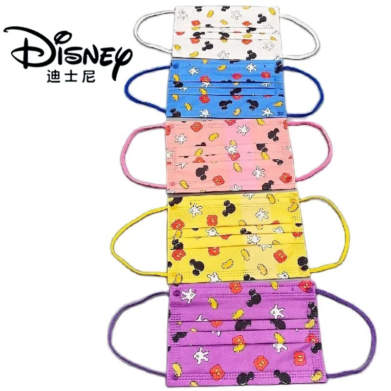 

50-200pcs Disney Disposable Adult Cartoon Mask Printed Mouth Mask Breathable Dustproof Protective Mask Mascarillas Mondkapjes