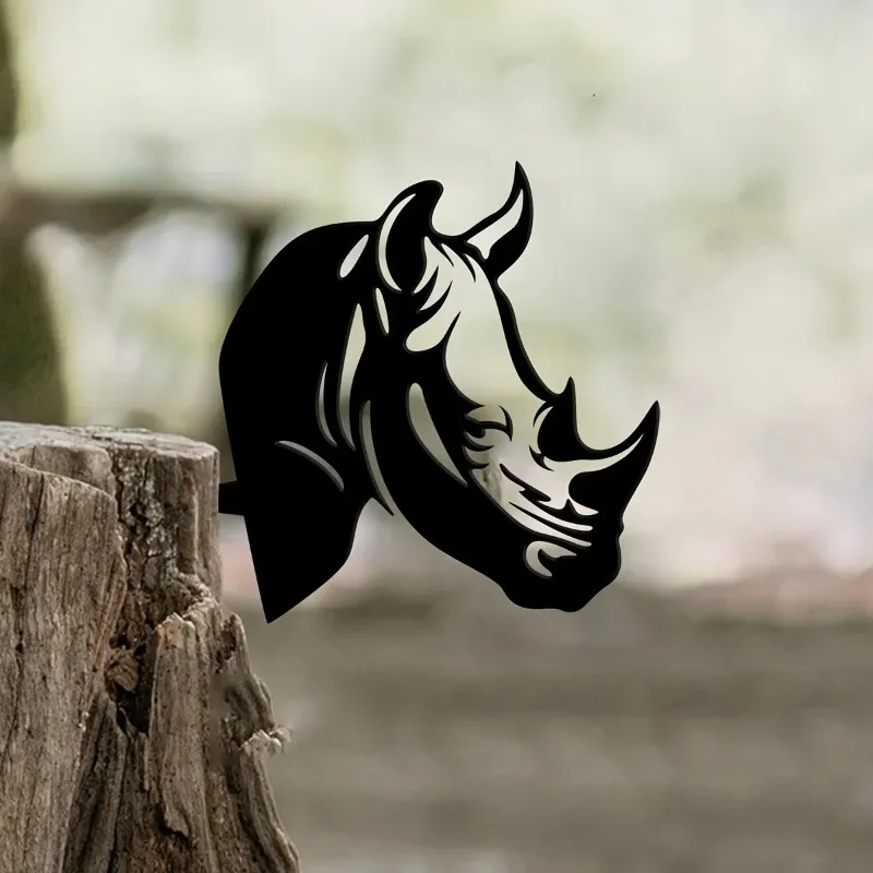 Декоративный металлический садовый кол с единорогом художественная иллюзия