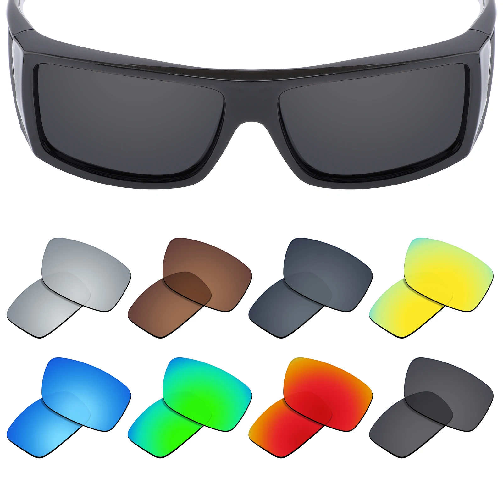 Сменные поляризационные линзы Firtox True UV400 совместимые с солнцезащитными очками Spy