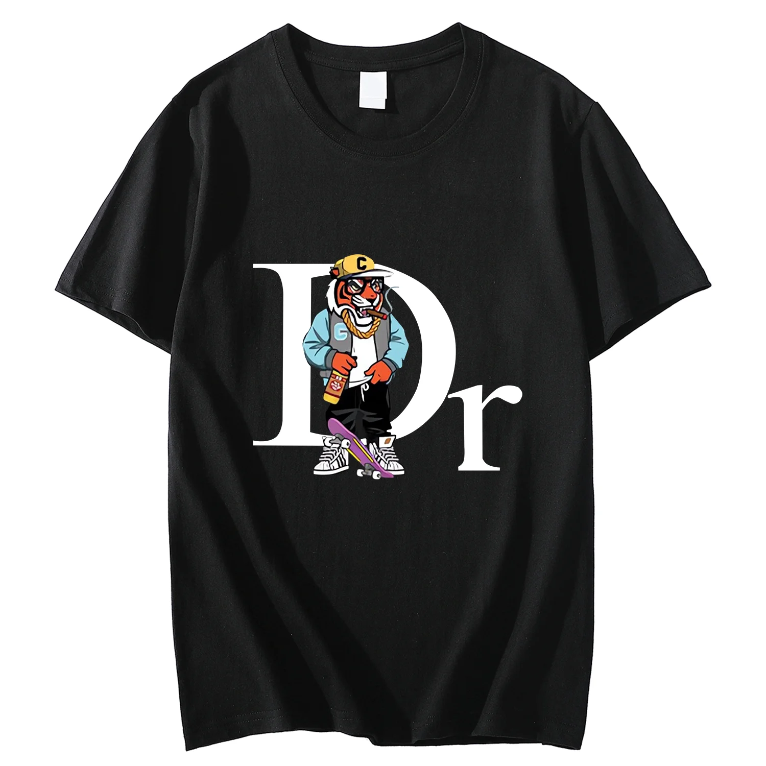 

2023 NewClothing High-Quality Luxury Printed For Men's And Boys Oversize Sleeve T-shirt 100%Cotton Summer Top Free Shipping S-7X