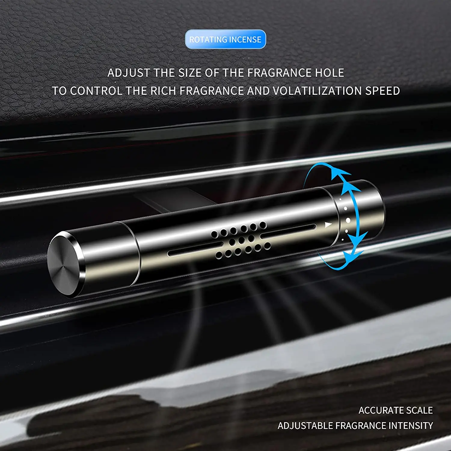 

Автомобильный ароматизатор на вентиляционное отверстие, цилиндрический распылитель эфирного масла, автомобильный диффузор, зажим на вентиляционное отверстие с запасными стержнями для автомобиля, офиса, кухни, Пользовательский логотип