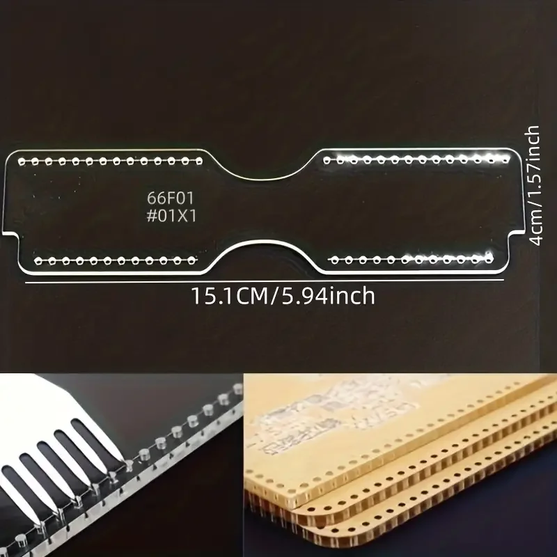 1 шт. кожаный шаблон для хранения акриловой сумки