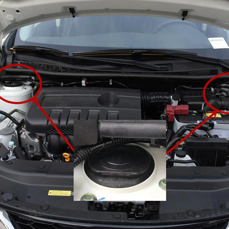 2 шт. ABS черная крышка амортизатора пылезащитная подходит для Mazda 3 6 CX5 CX-5 CX-9 2014