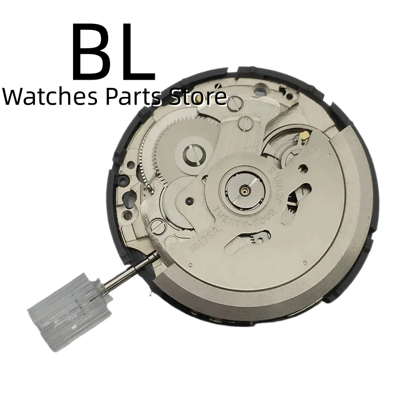 BL оригинальный механический механизм NH36 белый дата неделя 3 часа Корона 8