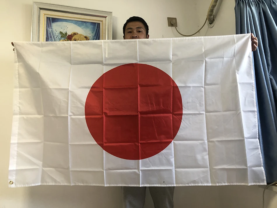 

Небесный флаг 3x5 футов, японский флаг, национальный флаг, фотополиэстер 90x150 см, японский флаг страны, внутреннее и наружное украшение для дома
