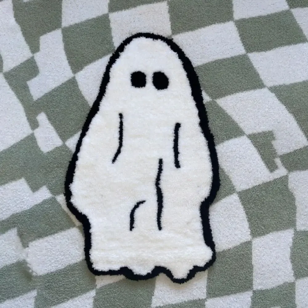 Противоскользящий Коврик Для Ванной В Форме Тыквы Белый Полукруглый На Тему