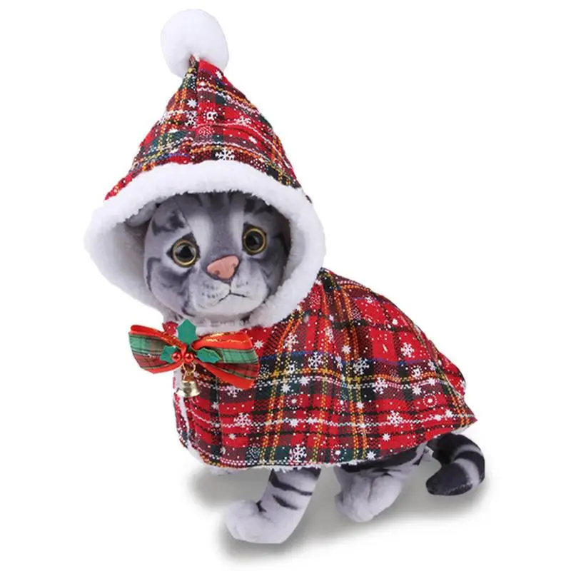 

Pet Christmas Cloak Cute Pets Costumes For Christmas Dress Up Winter Dog Apparels For Christmas Party Theme Party Christmas