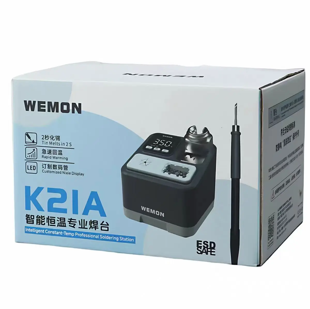 Паяльная станция WEMON K21A T210, ручка для прецизионного ремонта мобильного телефона, летающая проволока, сварочный инструмент (art.: 3920d2e49dcaa) - 3920d2e49dcaa