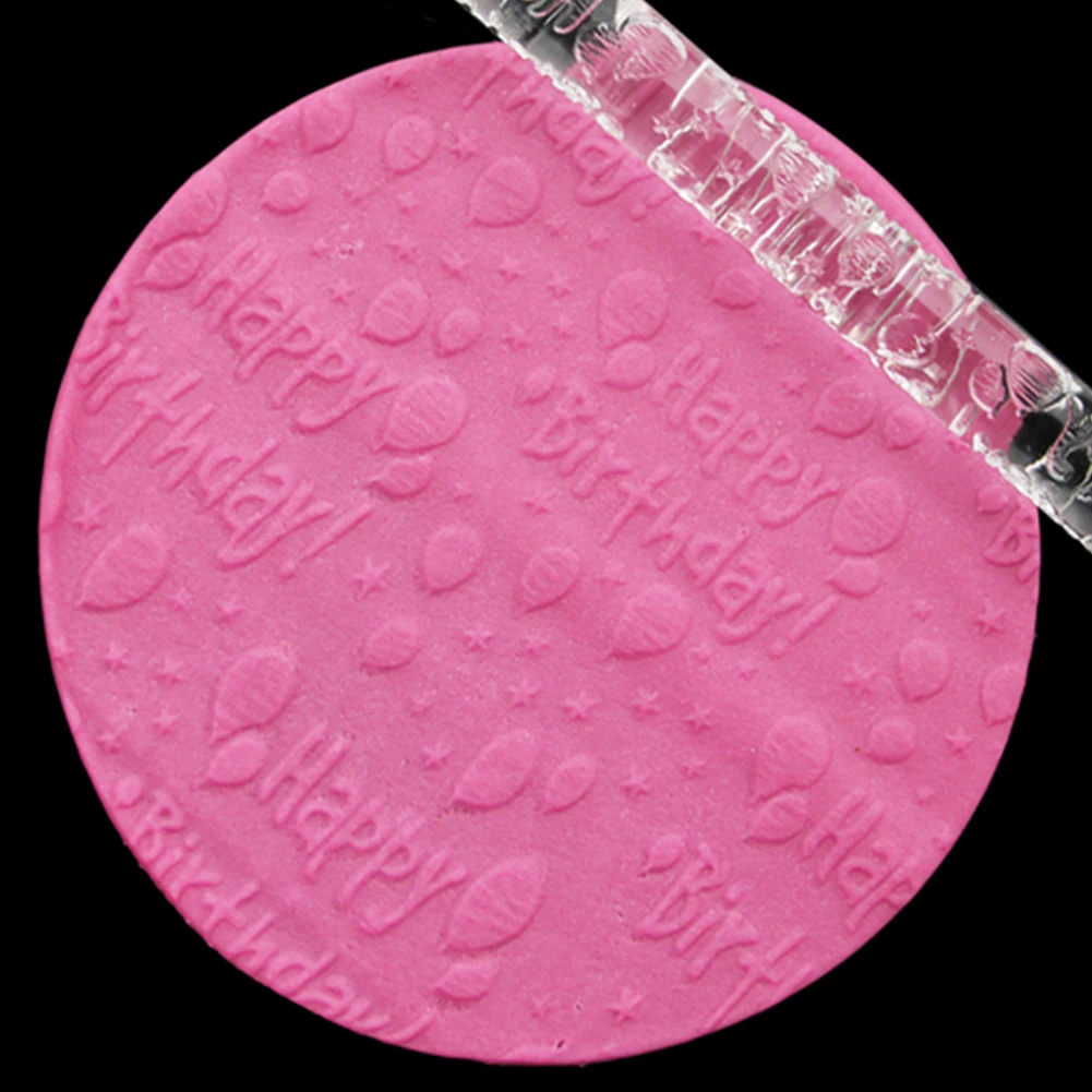 

Скалка для выпечки с резьбой, акриловая, для изготовления украшений