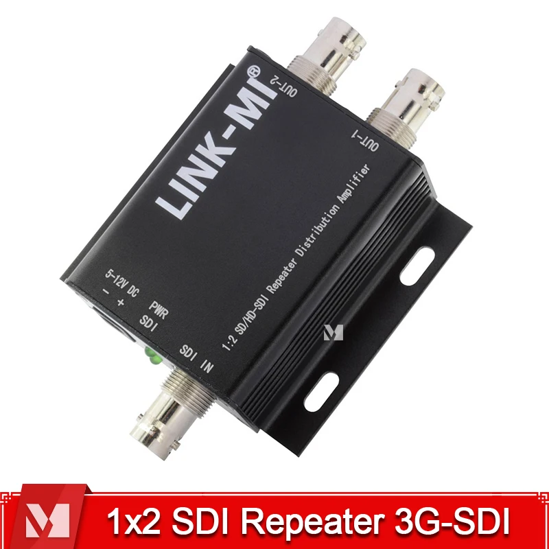

2-портовый разветвитель/ретранслятор/усилитель SDI 1080p SDI стандарт SD/HD/3G-SDI 1 в 2