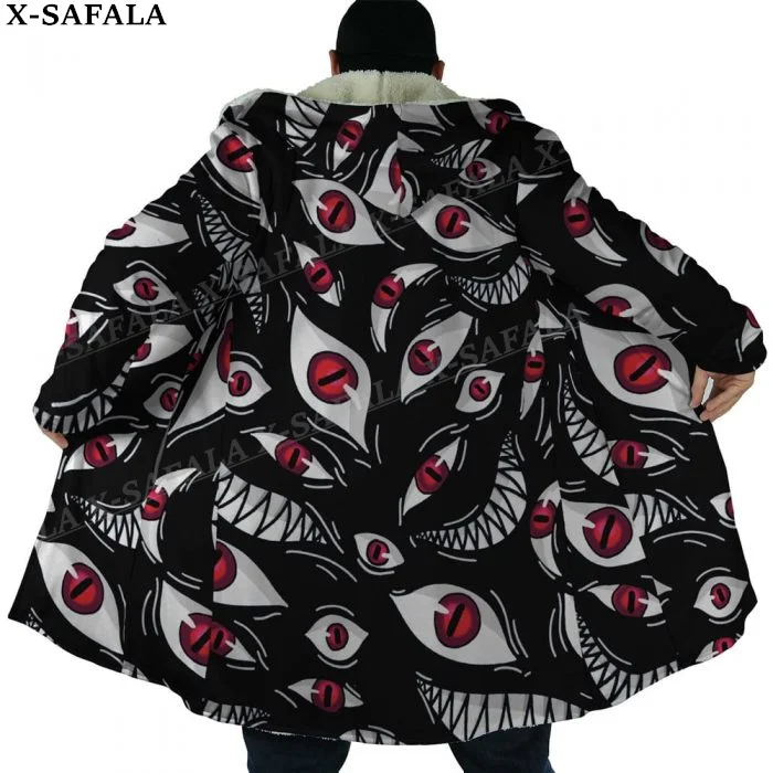 Эдвард Элрик цельнометаллическое пальто с алхимиком 3D принтом Толстая теплая